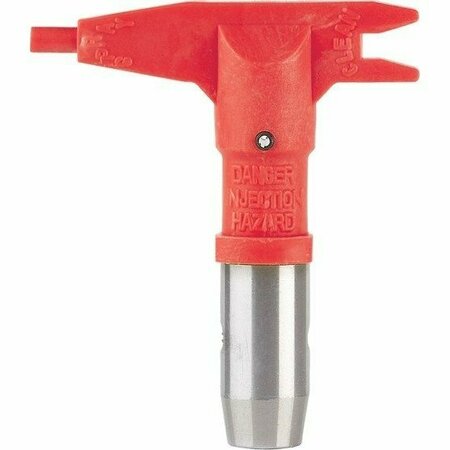 ASM Fine Finish Uni-Tip Universal Reversible Airless Spray Tip 6 in. Fan Width & .011 in. Orifice Red 69-FF311